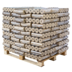 Holzbriketts Rund Loch BIOMAC – 1000kg | Gratisversand