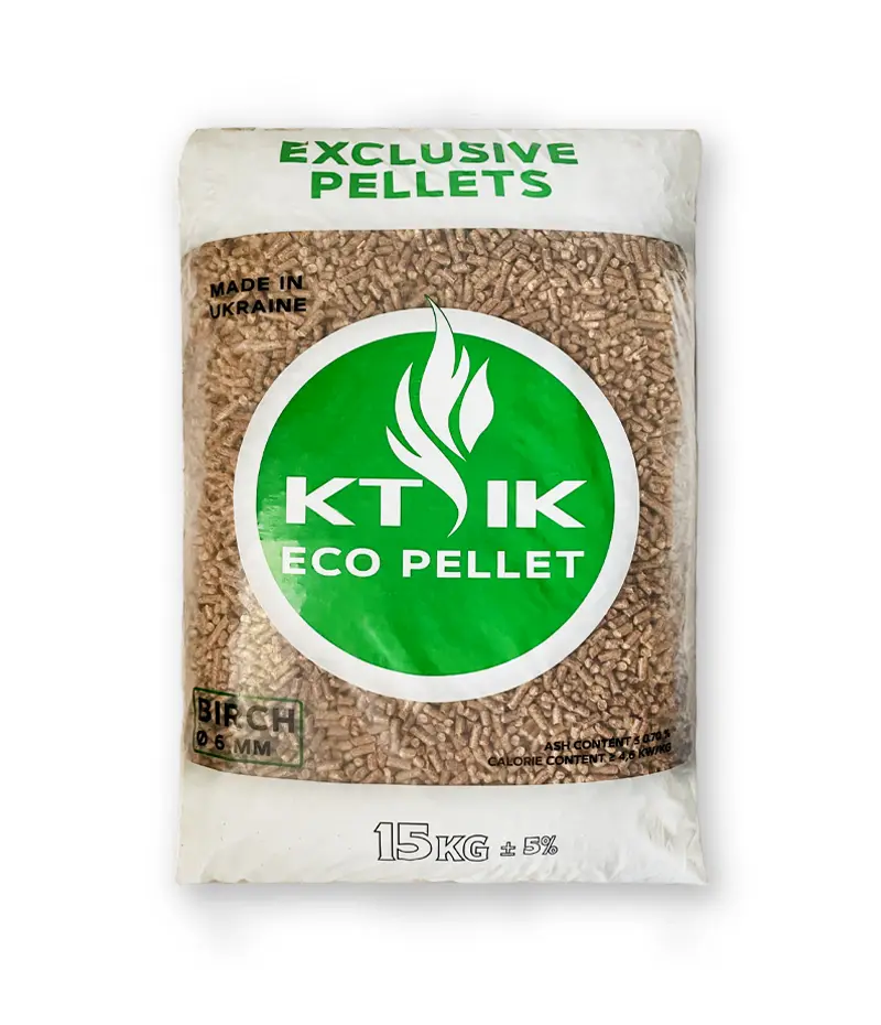 Birkenholz-Pellets A1 - KTIK - Brennstoffpellets