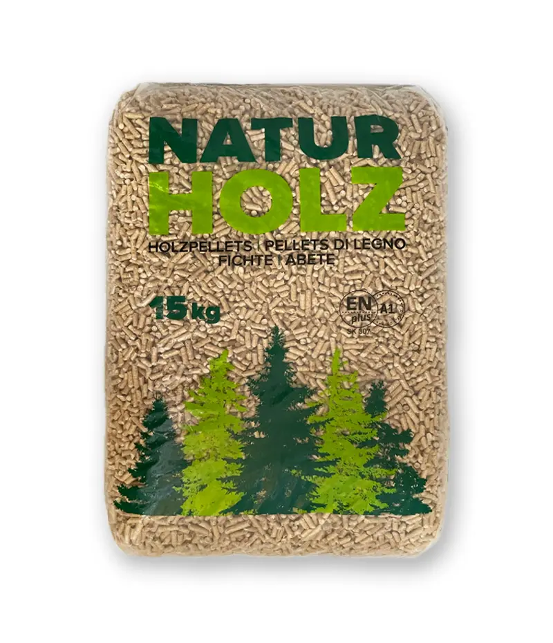 Helle Fichtenpellets EN PLUS A1 - Tatras - Brennstoffpellets