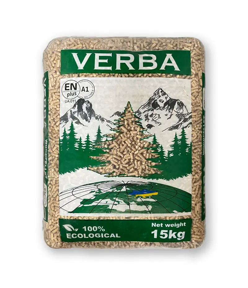Helle Holzpellets EN PLUS A1 aus Kiefer - Verba - Brennstoffpellets