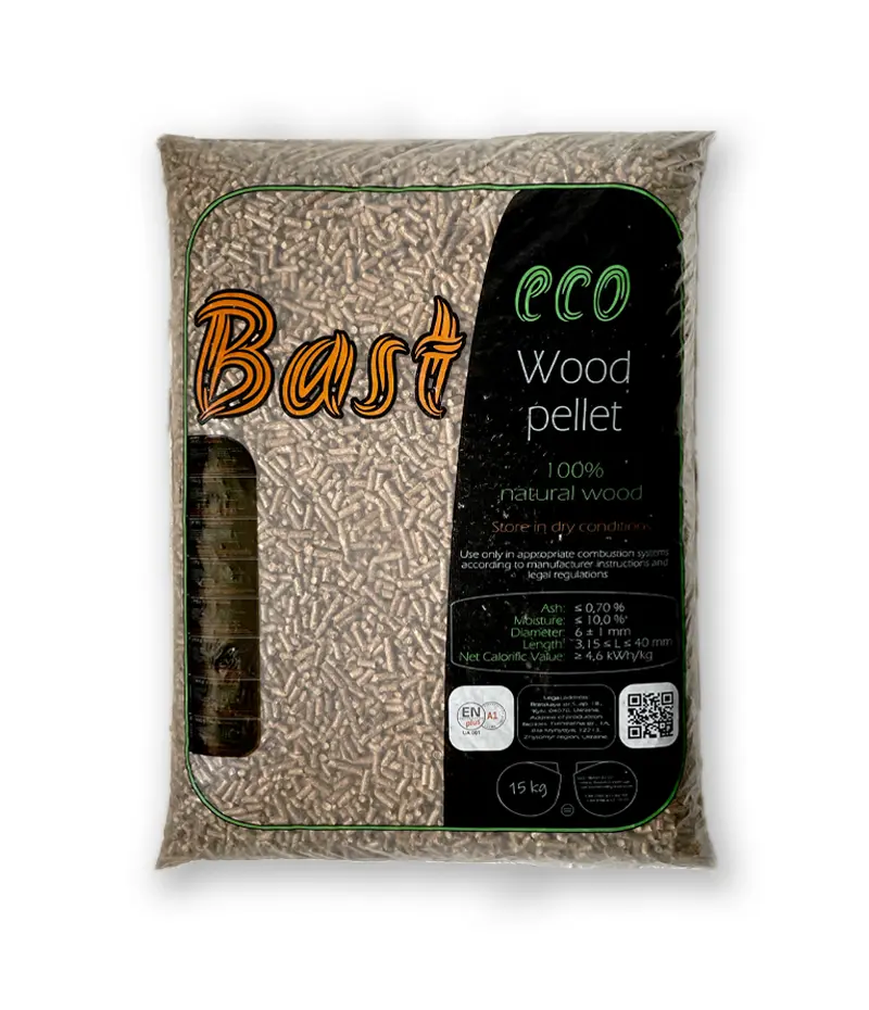 Kiefernpellets EN PLUS A1, dunkel - BAST-ECO - Brennstoffpellets