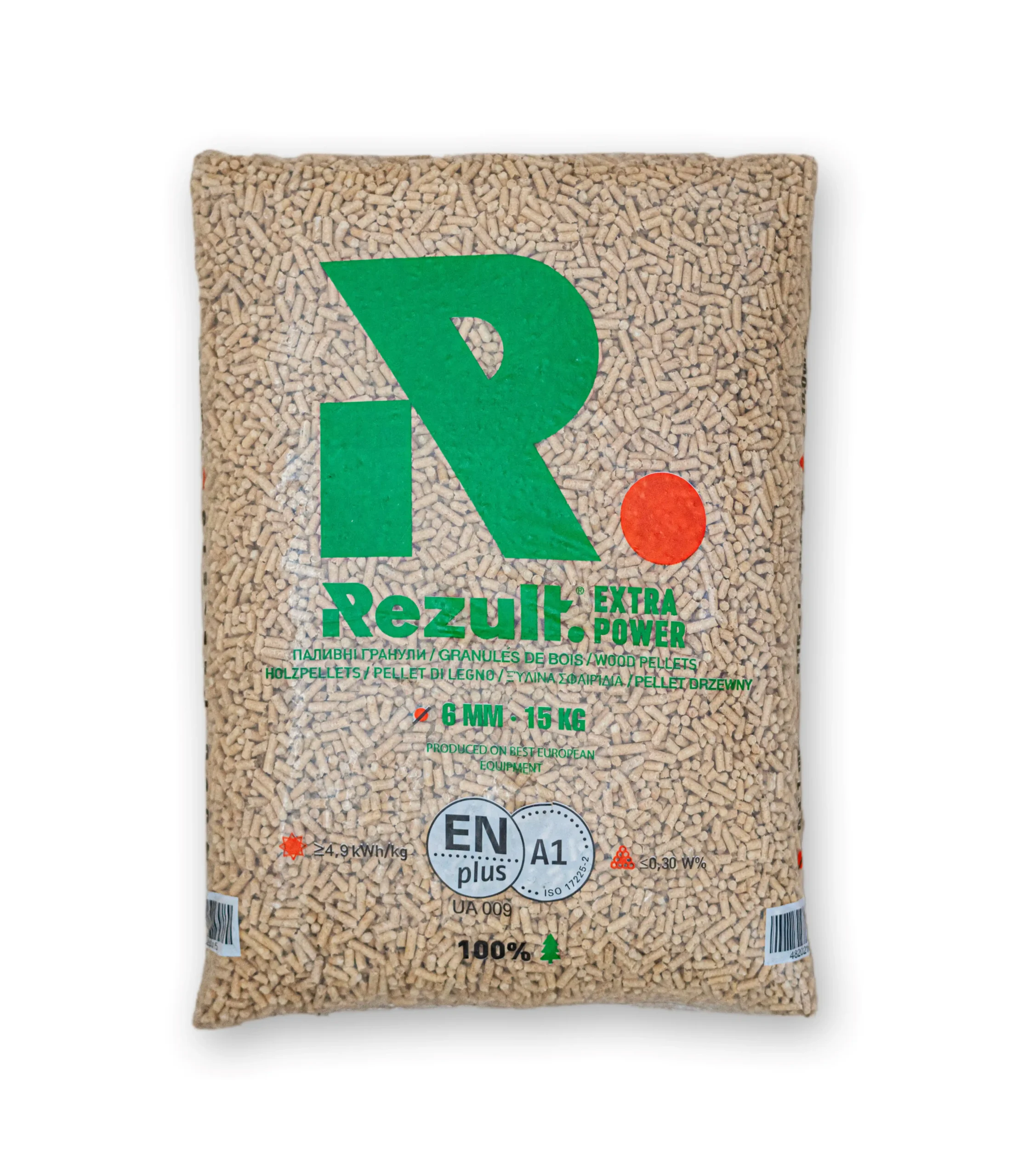 Kiefernpellets EN PLUS A1, helle – Rezult - Brennstoffpellets