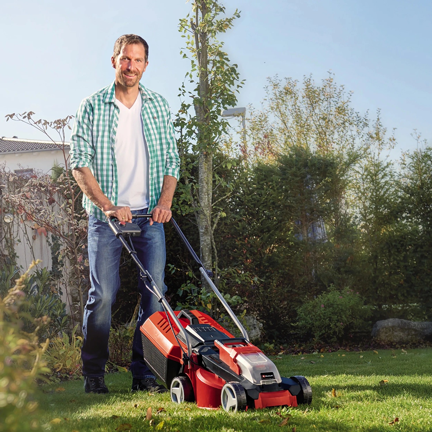Einhell Power X-Change Akku-Rasenmäher GE-CM 18/30 Li inkl. Akku und Ladegerät Einhell Power X-Change Akku-Rasenmäher GE-CM 18/30 Li inkl. Akku und Ladegerät