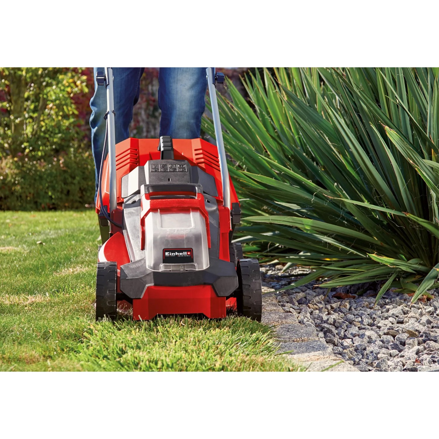 Einhell Power X-Change Akku-Rasenmäher GE-CM 18/30 Li-Solo 25 l Fangkorb Einhell Power X-Change Akku-Rasenmäher GE-CM 18/30 Li-Solo 25 l Fangkorb