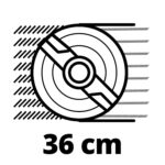 Einhell Power X-Change Akku-Rasenmäher GE-CM 36/350 Li M Kit