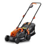 FUXTEC 40V Akku Rasenmäher FX-E1RM20 SET 33 cm Schnittbreite mit 35 L Fangkorb und 2x 20V 2Ah Akku