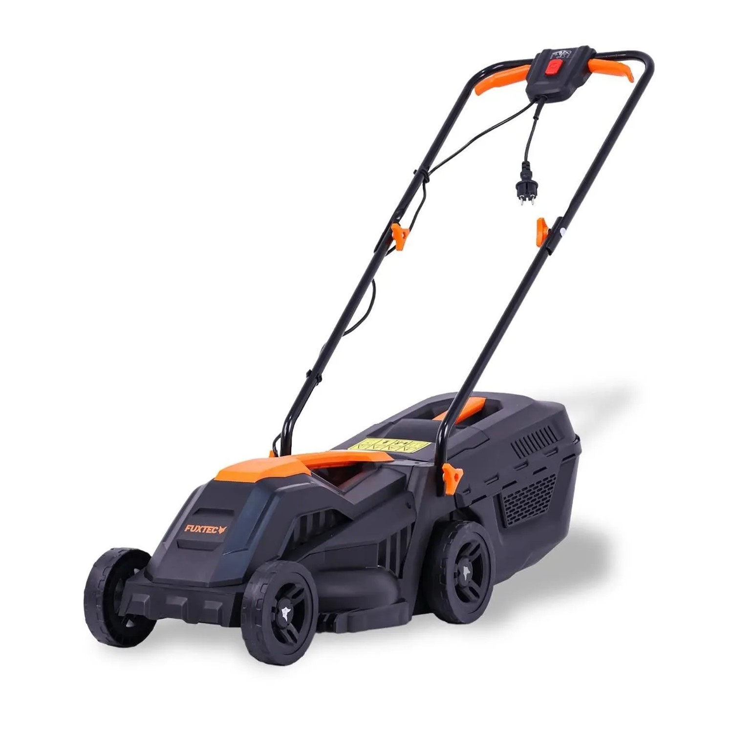 FUXTEC Elektro Rasenmäher 9 Kg mit Kabel FX-RME33 33 cm Schnittbreite 30 L Fangkorb 220 V FUXTEC Elektro Rasenmäher 9 Kg mit Kabel FX-RME33 33 cm Schnittbreite 30 L Fangkorb 220 V
