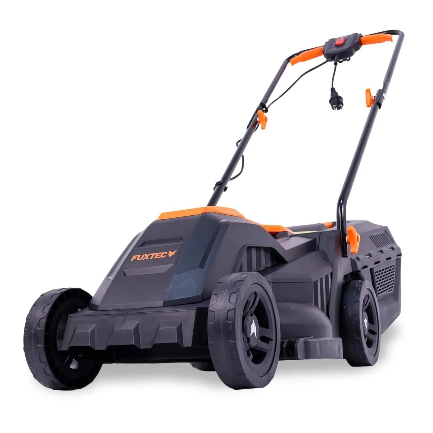 FUXTEC Elektro Rasenmäher 9 Kg mit Kabel FX-RME33 33 cm Schnittbreite 30 L Fangkorb 220 V FUXTEC Elektro Rasenmäher 9 Kg mit Kabel FX-RME33 33 cm Schnittbreite 30 L Fangkorb 220 V