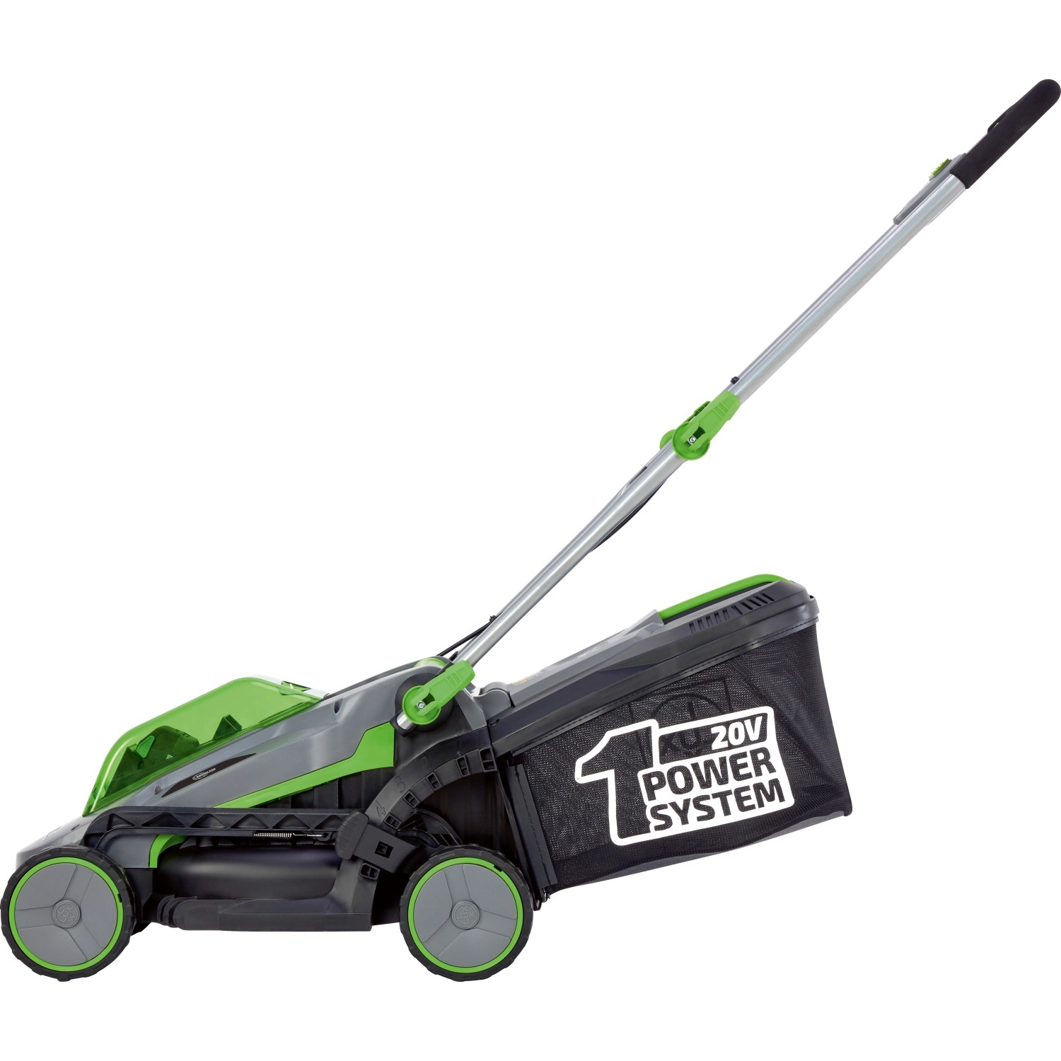 LUX-TOOLS 20 V Akku-Rasenmäher 1 PowerSystem A-RM-1x20/33 Set A 1 x 20 V Akku