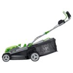 LUX-TOOLS 40V Akku-Rasenmäher 1 PowerSystem A-RM-2x 20/43 Set 2x 20V Akkus