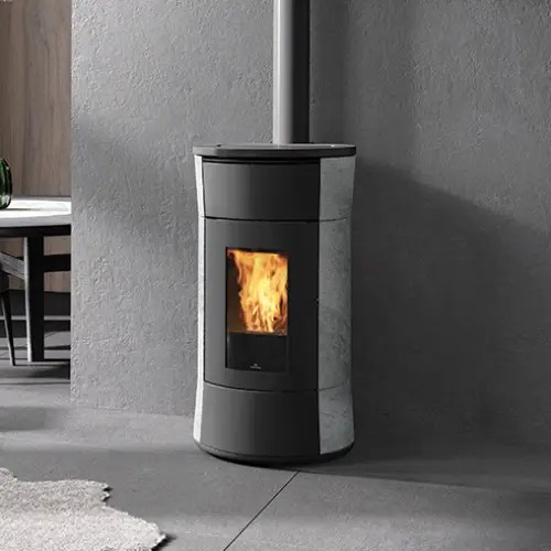 Pelletofen Edilkamin Cherie 9+ Evo Back