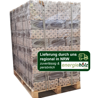Pini Kay Holzbriketts - 960 kg auf Palette - Premium