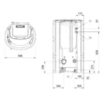 Wasserführender Pelletofen Extraflame Iside Idro 5.0