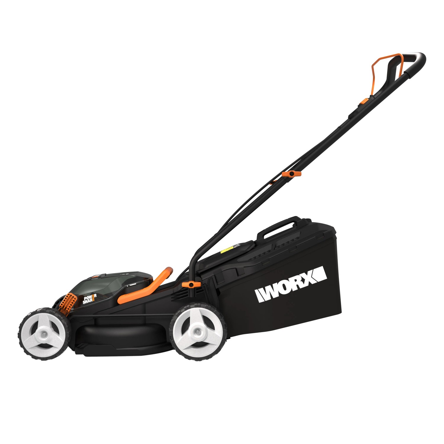 Worx Akku-Rasenmäher WG779E.1 40 V (2 x 4 Ah 20 V Akkus) 30 l Fangkorb
